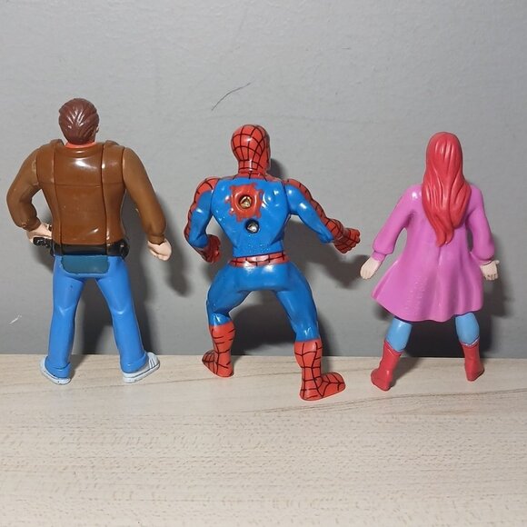 Vintage 1990's LOT McDonald’s Animated Marvel Spider-Man Figure Toys Kids Meal - Picture 3 of 13